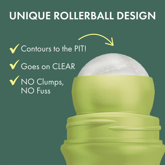 Ban Invisible Roll-On Antiperspirant (Unscented, 2-Pack)