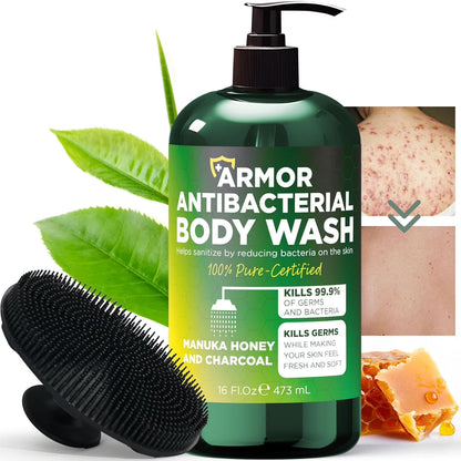 Antibacterial Body Wash with Tea Tree Oil (16 oz)