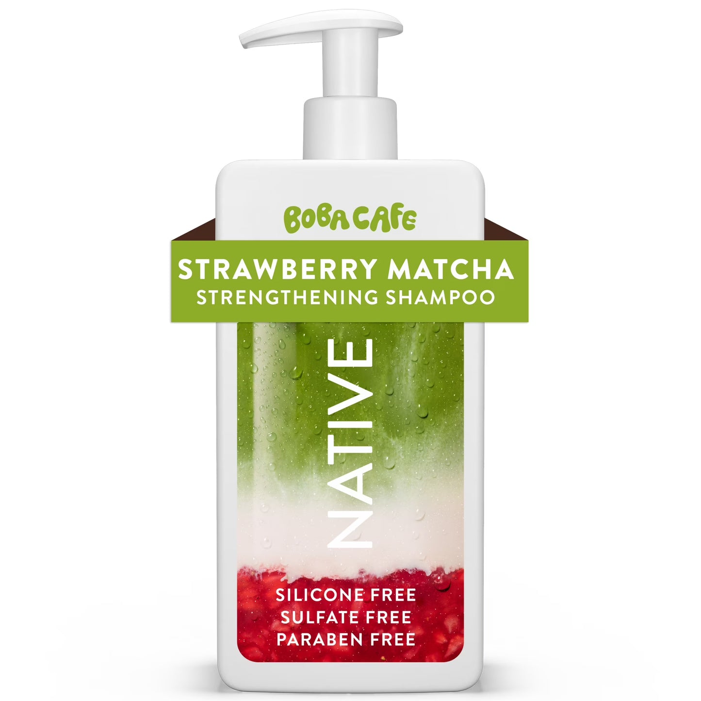 Native Strengthening Shampoo (Strawberry Matcha, Limited Edition)