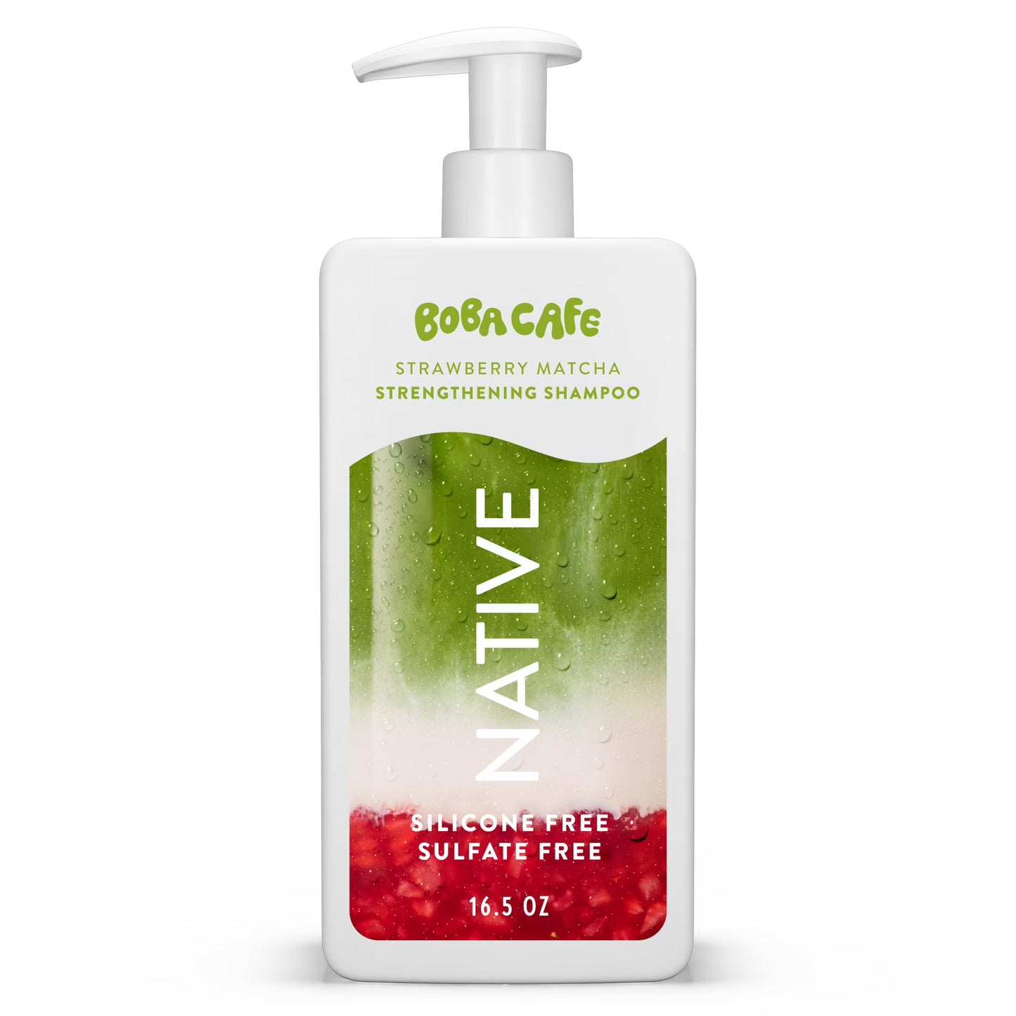 Native Strengthening Shampoo (Strawberry Matcha, Limited Edition)