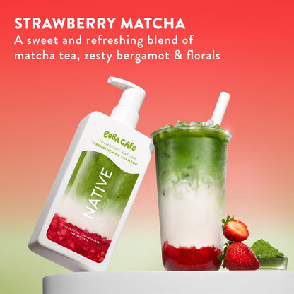 Native Strengthening Shampoo (Strawberry Matcha, Limited Edition)
