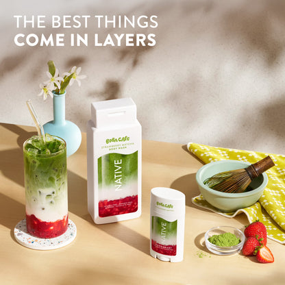 Native Strengthening Shampoo (Strawberry Matcha, Limited Edition)