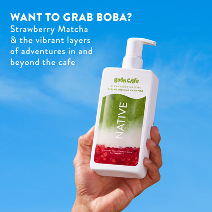 Native Strengthening Shampoo (Strawberry Matcha, Limited Edition)