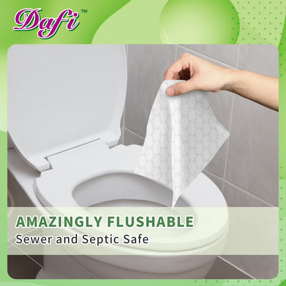 DAFI Flushable Adult Wet Wipes (Unscented, 480 Count)