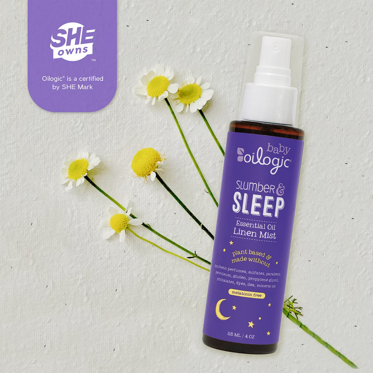Oilogic Slumber & Sleep Linen Spray for Babies