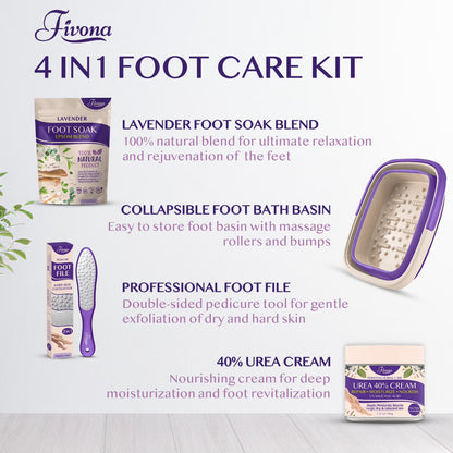 Fivona 4-in-1 Foot Care Kit